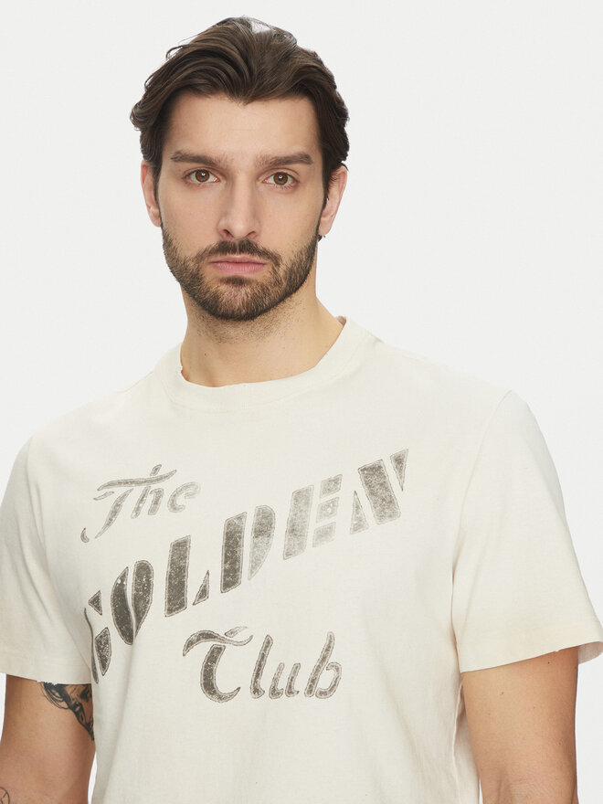Golden Goose Golden Goose T-Shirt GMP01220.P001642 Écru Regular Fit