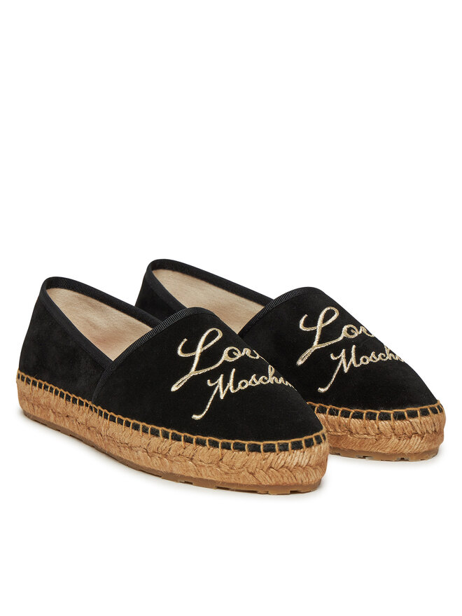 LOVE MOSCHINO Espadrile LOVE MOSCHINO JA10272G0MIG0000 Crna