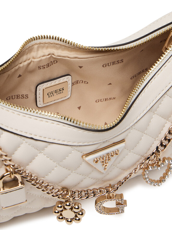 Guess Ročna torba Guess Everlee HWEG86 79180 Écru