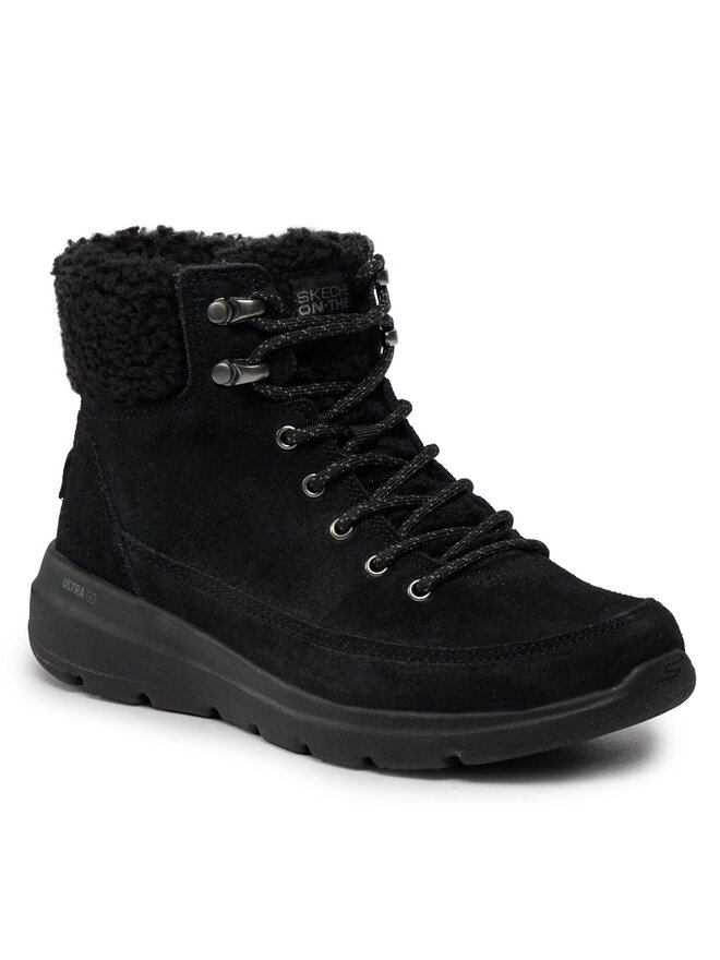 Skechers Schnürschuhe Skechers Glacial Ultra Woodlands 16677/BBK Schwarz