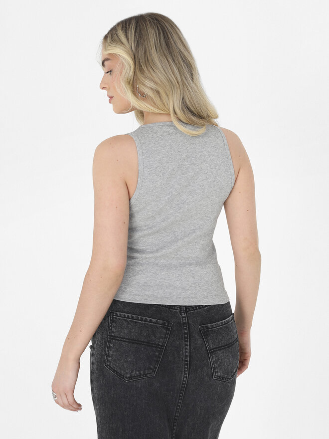 Brave Soul Brave Soul Top LV-627CIERAPKA Grau Slim Fit