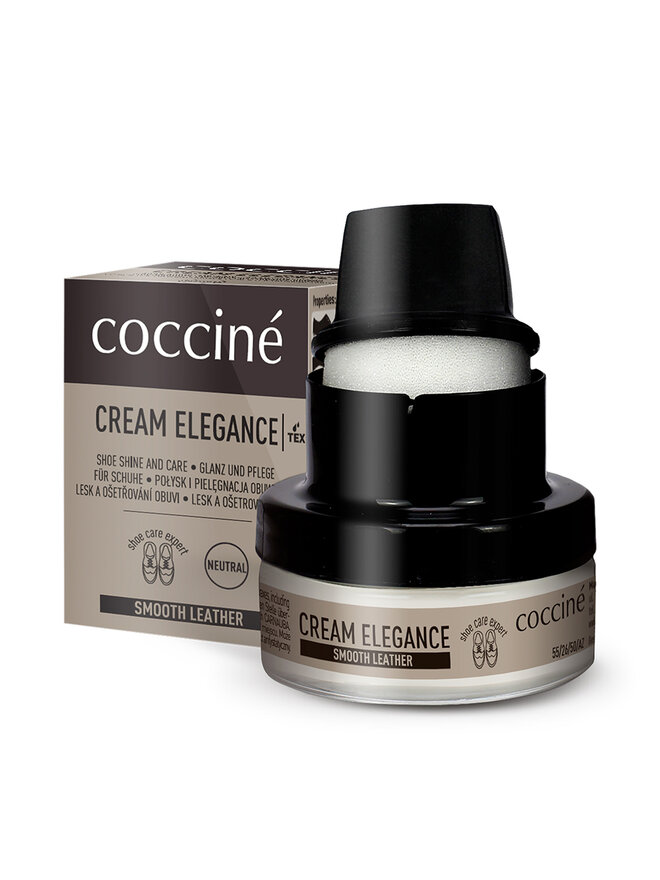 Coccine Krema za obutev Coccine Cream Elegance 55/26/50/02/A/V7 Črna