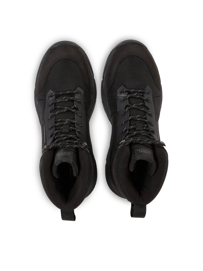 Sneakers Tommy Hilfiger Outdoor Snk Boot Lth Cordura FM0FM04838 Schwarz ...