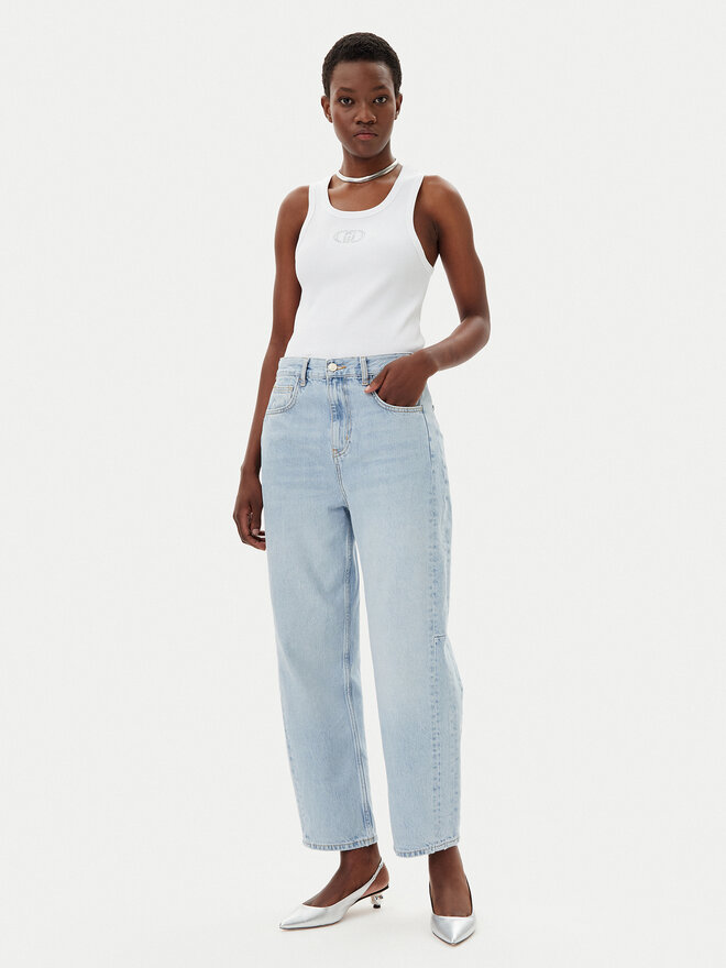 Liu Jo Liu Jo Marškinėliai WA5367 J0295 Balta Regular Fit