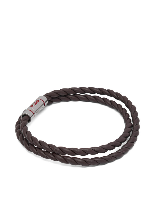 HUGO Armband HUGO E-Doublebraid4 50552596 Braun