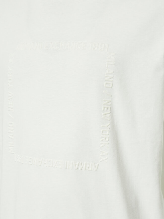Armani Exchange Armani Exchange Camiseta 6DZTLN ZJ9JZ 1116 Blanco Regular Fit