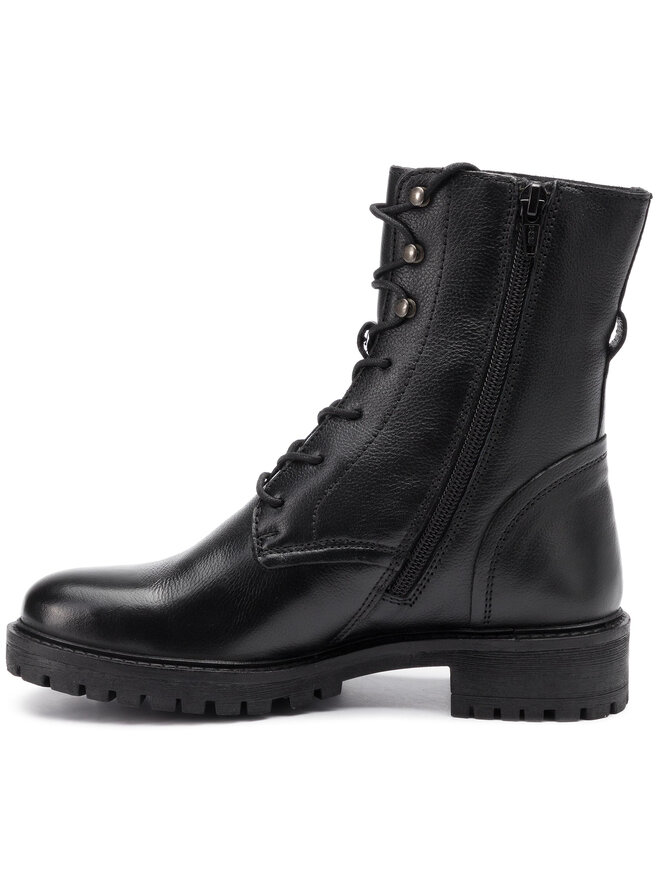 Geox Schnürstiefeletten Geox D Hoara E D94FTE 00085 C9999 Schwarz