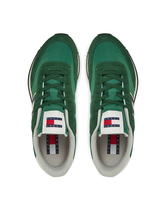 Tommy Jeans Sneakersy Tommy Jeans (New) Tjm Runner Casual Ess EM0EM01351 Zielony