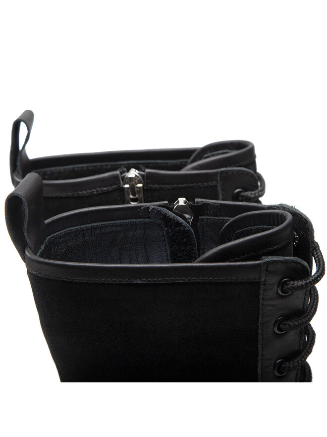 Simple Schnürstiefeletten Simple SL-52-02-000089 Schwarz