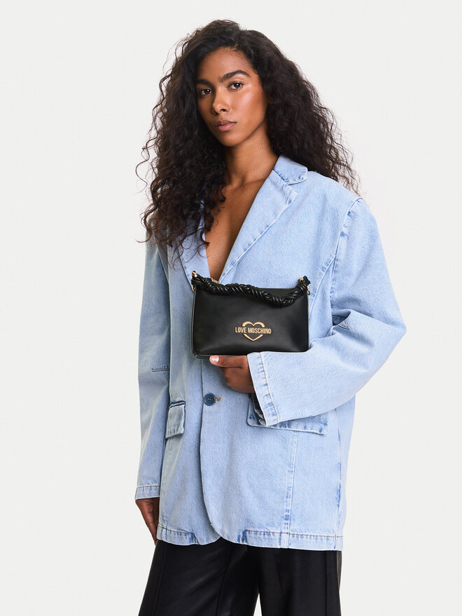 LOVE MOSCHINO Torbica LOVE MOSCHINO JC4312PP0MK1300A Crna