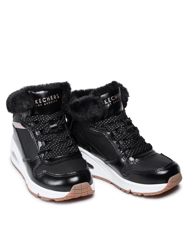 Skechers Sportcipők Skechers Uno Cozy On Air 310518L/BKRG Fekete