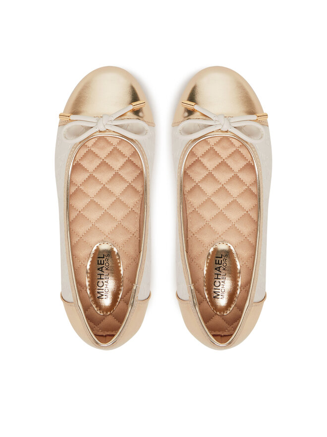 MICHAEL Michael Kors Ballerine MICHAEL Michael Kors Kenya Bow MK01365256 Écru