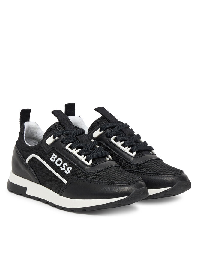 BOSS Sneakersy BOSS J51653 M Černá