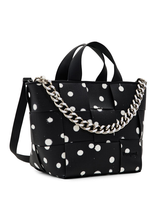 Desigual Ročna torba Desigual 24SAXP60 Črna