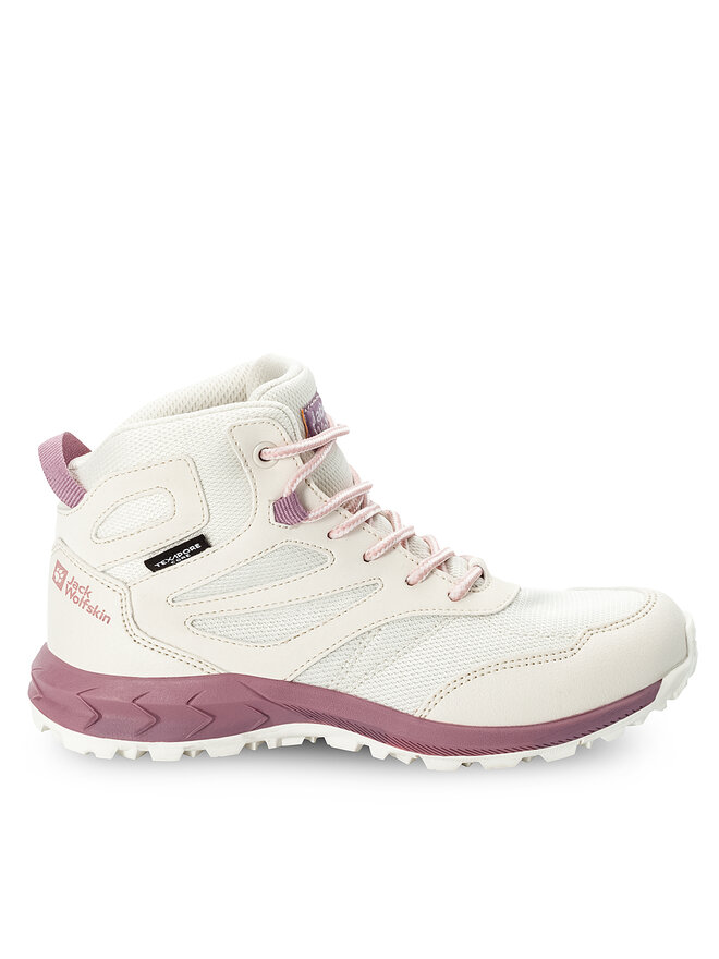 Jack Wolfskin Bakancs Jack Wolfskin Woodland Texapore Mid K 4042152 Ekru