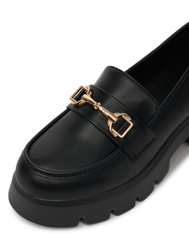 DeeZee Loafersy DeeZee HXG2052-296A Czarny