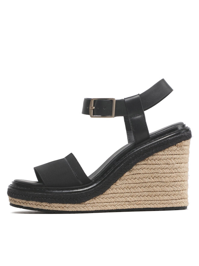 Calvin Klein Espadrilky Calvin Klein Wedge 70HH HW0HW01499 Čierna