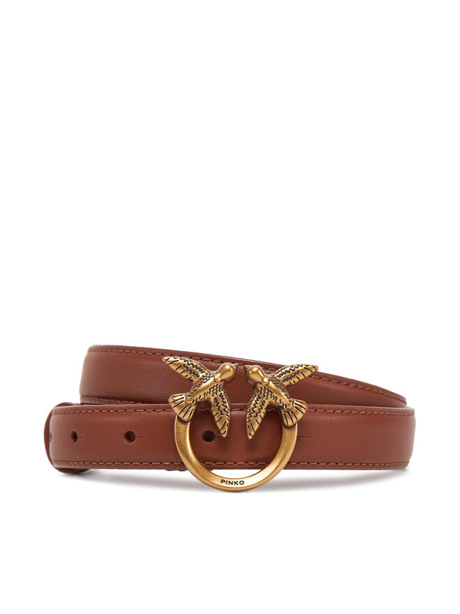 PINKO Pasek Damski PINKO Love Berry H2 Belt PE 25 PLT01 100143 A0F1 Brązowy
