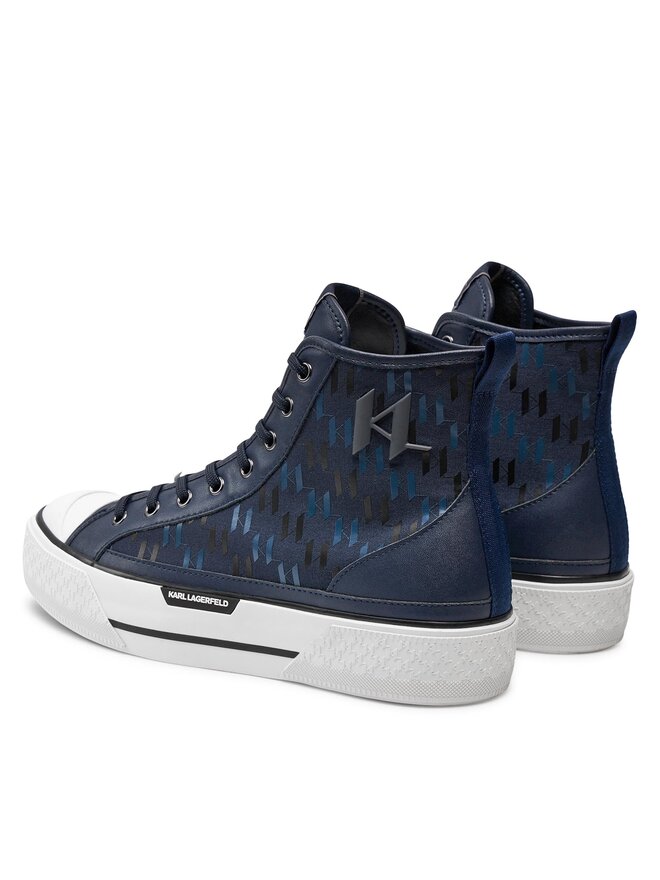 KARL LAGERFELD Trampki KARL LAGERFELD KL50454 Granatowy