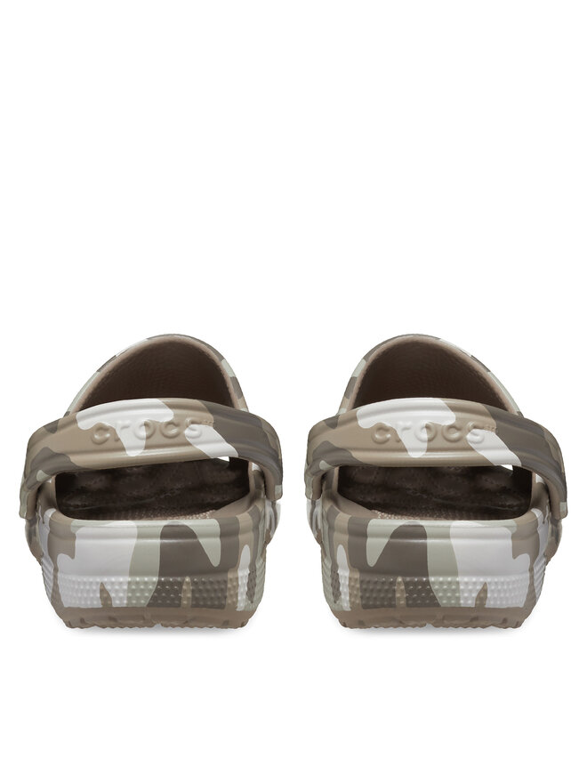 Crocs Papucs Crocs Classic Printed Camo Clog 206454 Bézs