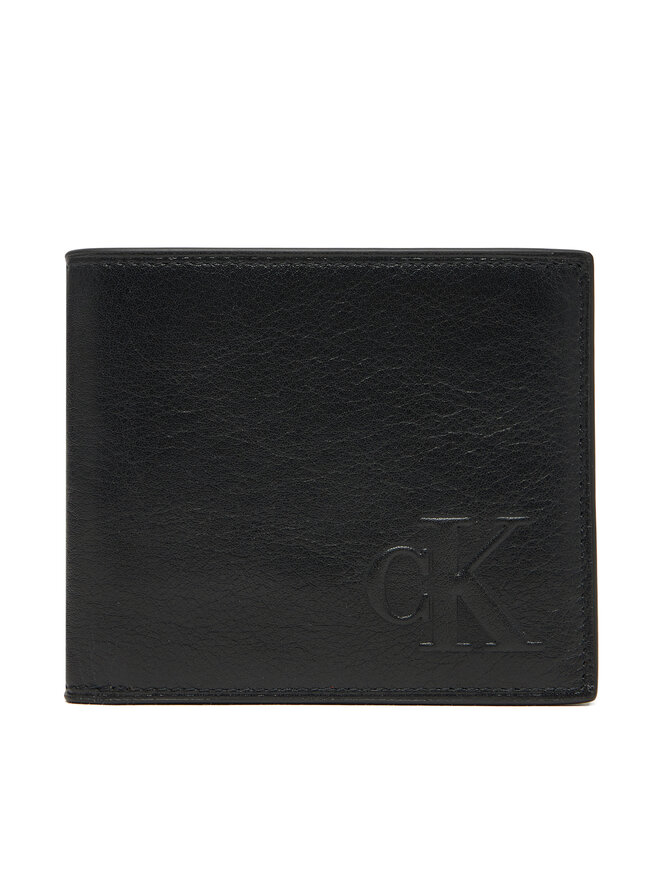 Calvin Klein Μεγάλο Πορτοφόλι Ανδρικό Calvin Klein Ck Ew Billfold W/ Coin LV04G1072G Μαύρο