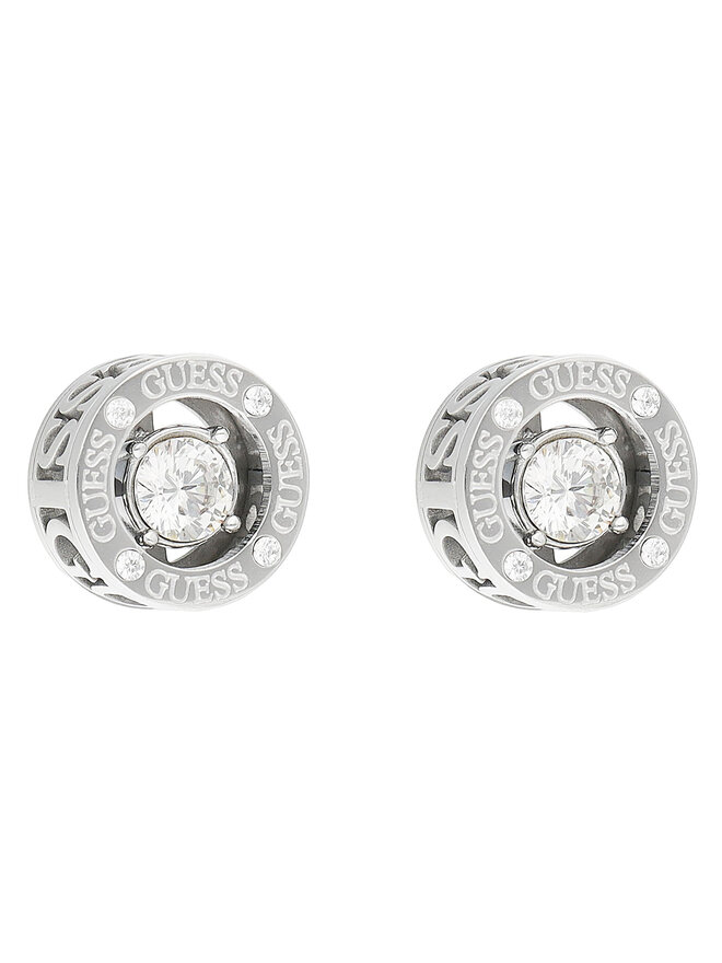 Guess Naušnice Guess JUBE01 464JW Stříbrná