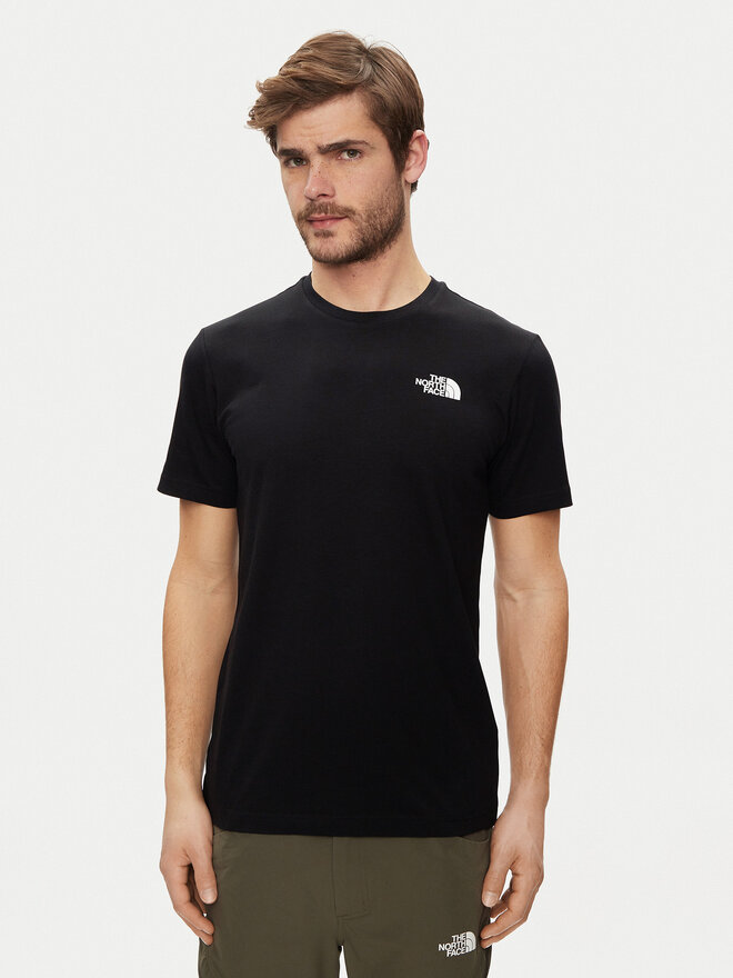 The North Face The North Face Marškinėliai Redbox NF0A87NV Juoda Regular Fit