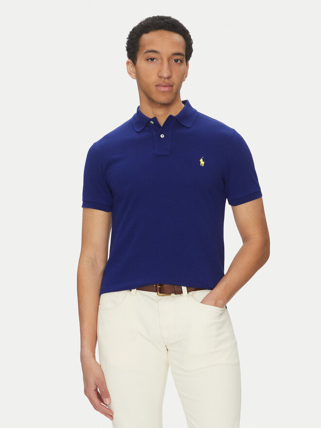 Polo Ralph Lauren Polo Ralph Lauren Poloshirt Core Replen 710795080 Dunkelblau Slim Fit