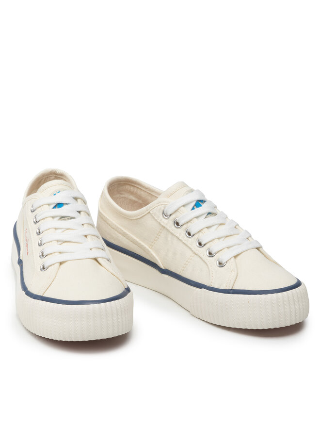 Pepe Jeans Tenisice Pepe Jeans Ottis Platform Girl Bijela