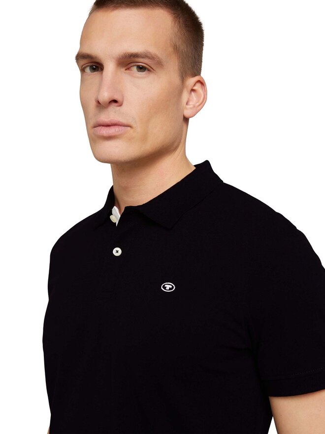 Tom Tailor Tom Tailor Poloshirt 1027713 Schwarz Regular Fit