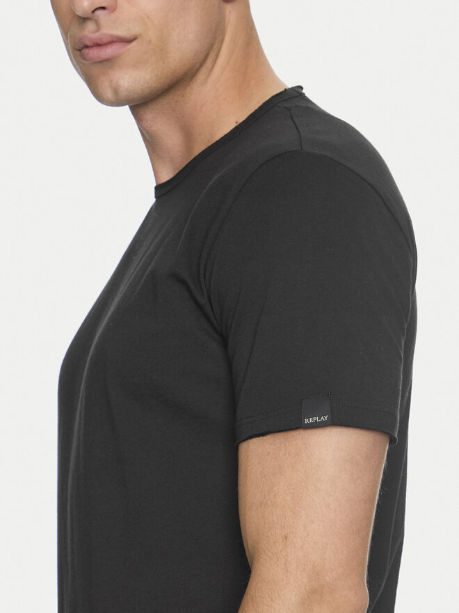 REPLAY Replay T-Shirt M3590A.000.2660 Μαύρο Regular Fit
