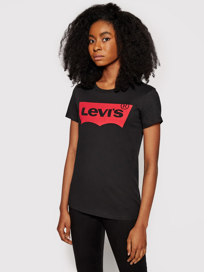 Levi's® Levi's T-Shirt The Perfect Graphic Tee 17369-0201 Μαύρο Regular Fit