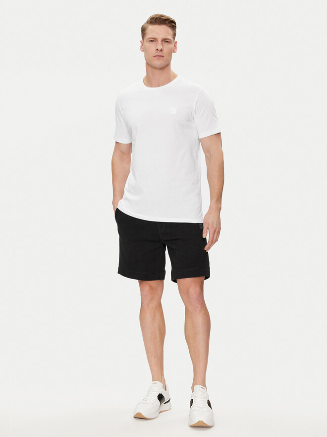 BOSS BOSS Camiseta Tales 50508584 Blanco Relaxed Fit