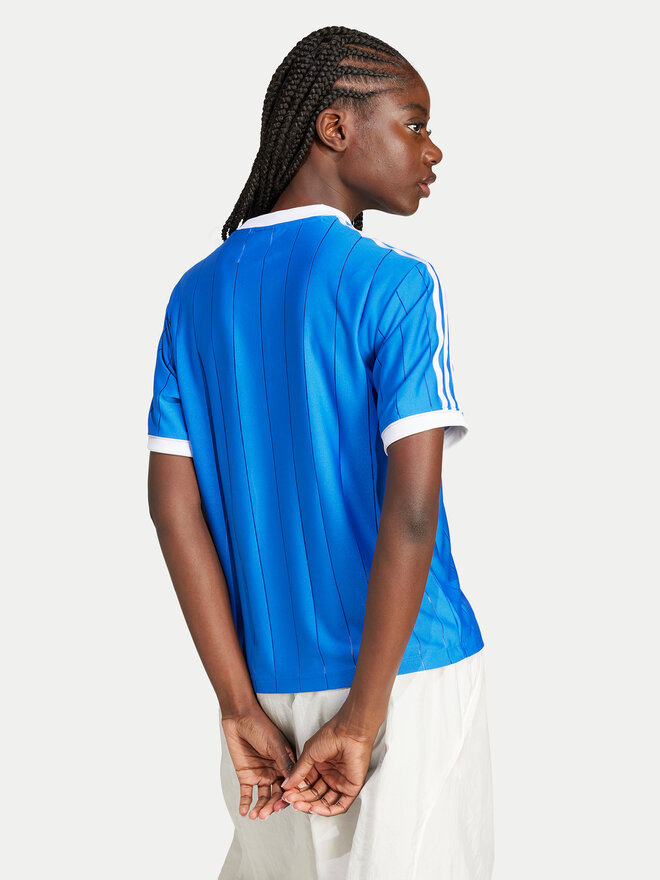 adidas adidas Marškinėliai adicolor 3-Stripes IY7233 Mėlyna Loose Fit