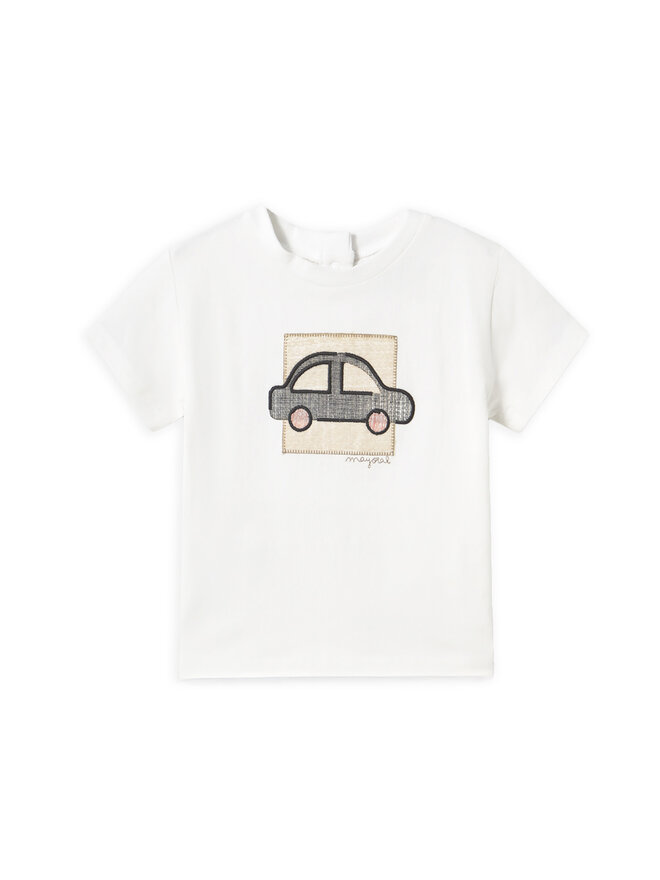 Mayoral Mayoral Camiseta 1052 Blanco Regular Fit