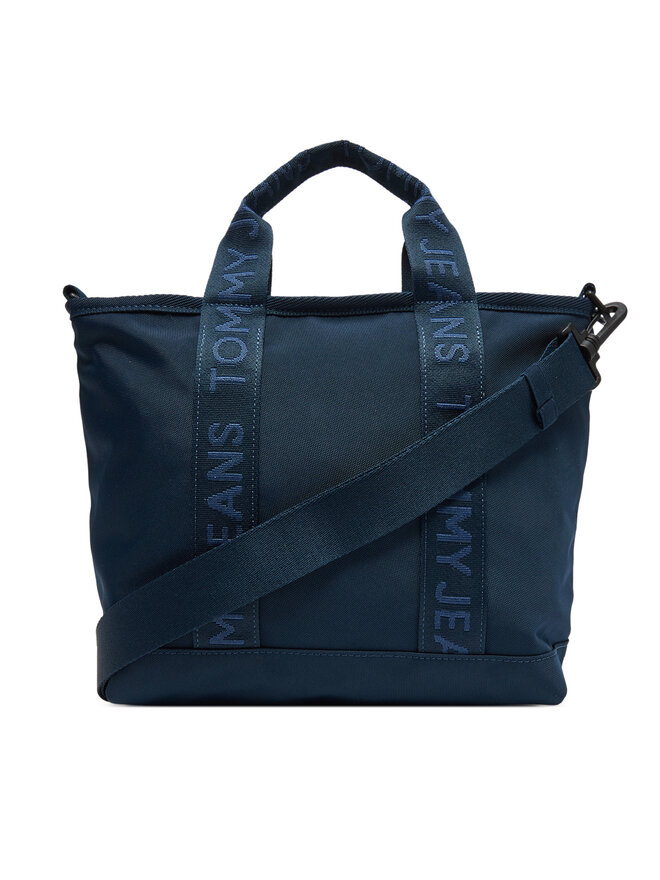 Tommy Jeans Handtasche Tommy Jeans Tjw Daily Mini Tote AW0AW17566 Dunkelblau