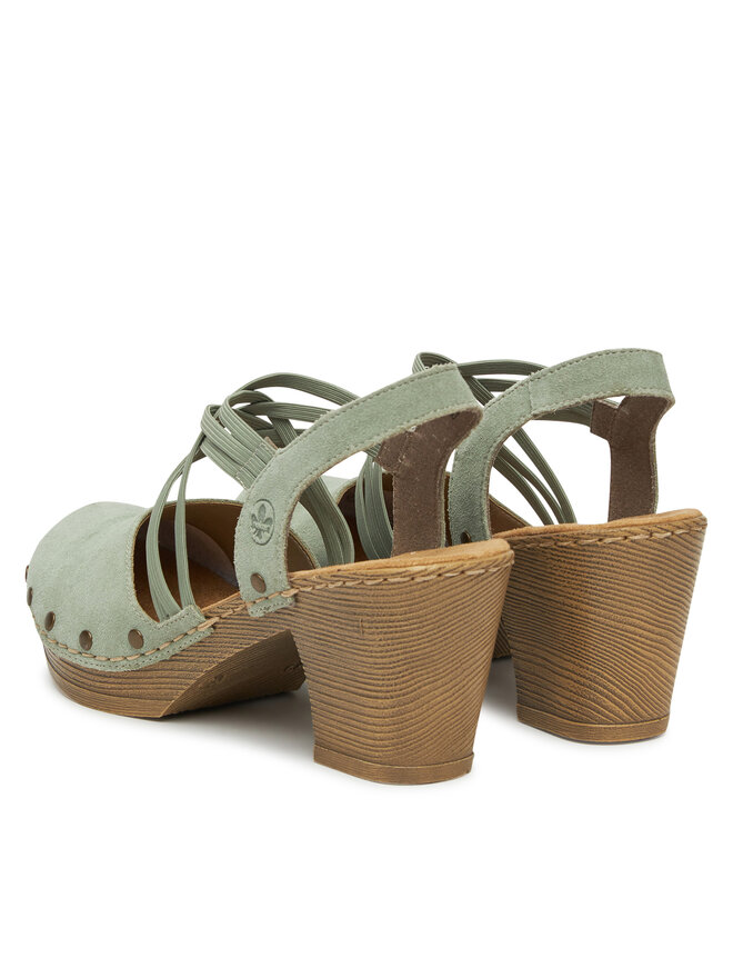 Rieker Sandales Rieker 66778-52 Zaļš