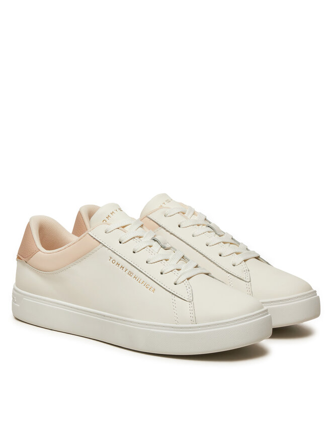 Tommy Hilfiger Superge Tommy Hilfiger Essential Court FW0FW08320 Bež