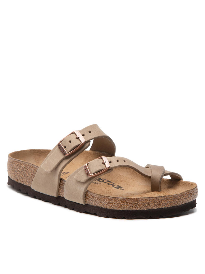 Birkenstock Žabky Birkenstock Mayari 1011433 Béžová