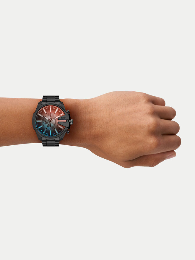 Diesel Годинник Diesel Mega Chief Slim DZ4689 Чорний