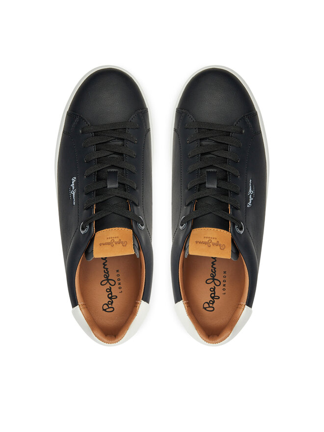 Pepe Jeans Sneakersy Pepe Jeans Camden Club M PMS00020 Čierna