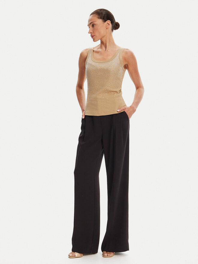 Rinascimento Rinascimento Top CFC0124040003 Beis Regular Fit