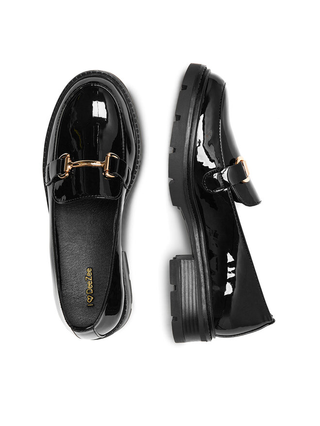 DeeZee Loafersy DeeZee FLORENCE HY60116-3 Czarny