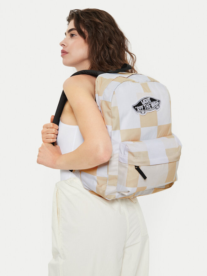 Rucksack Vans Realm VN0A3UI6DJR1 Écru | eschuhe.de
