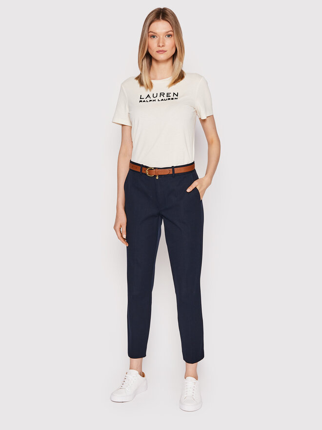 Damengürtel Lauren Ralph Lauren Charm Classc 412802952005 Braun  