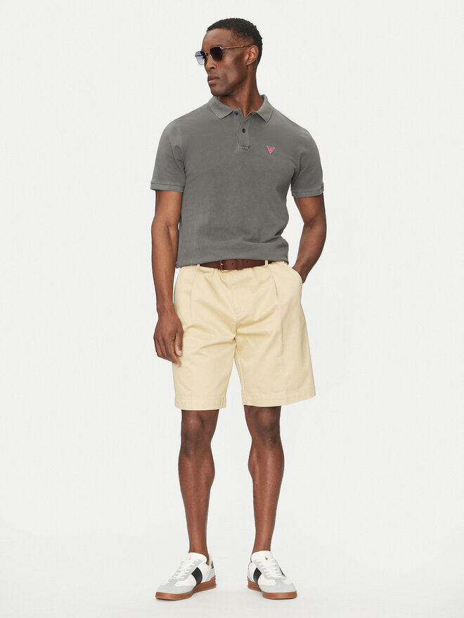 Guess Guess Polo F5GP00 K9WF1 Μαύρο Regular Fit
