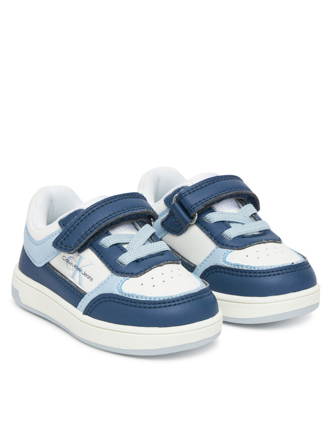 Calvin Klein Jeans Sneakersy Calvin Klein Jeans Low Cut Lace-Up/ Velcro Sneaker V1X9-82078-1355 M Niebieski
