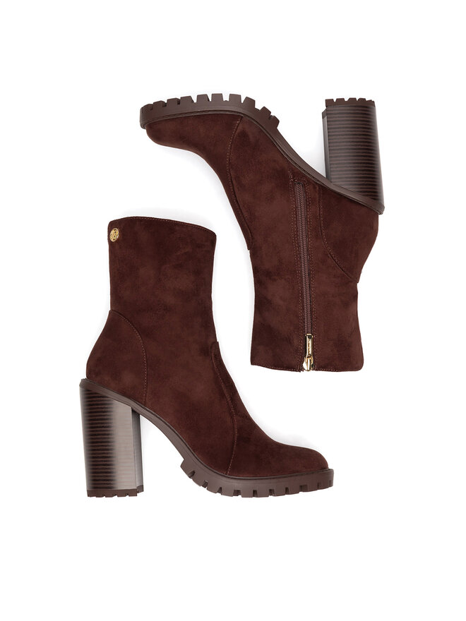 Nine West Škornji Nine West WFA2947-1 Rjava