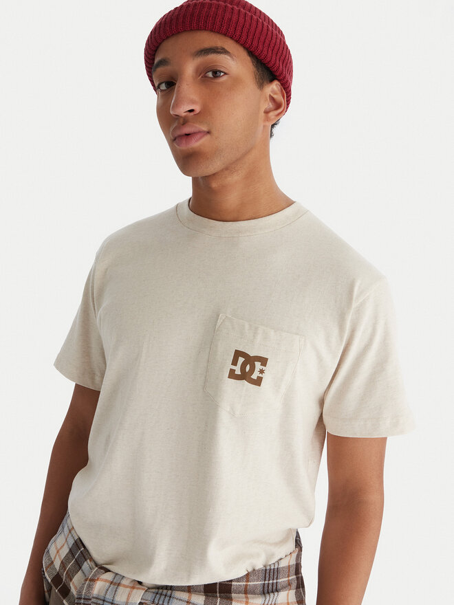 DC Shoes DC Shoes Camiseta Star Pocket ADYZT05377 Beis Regular Fit