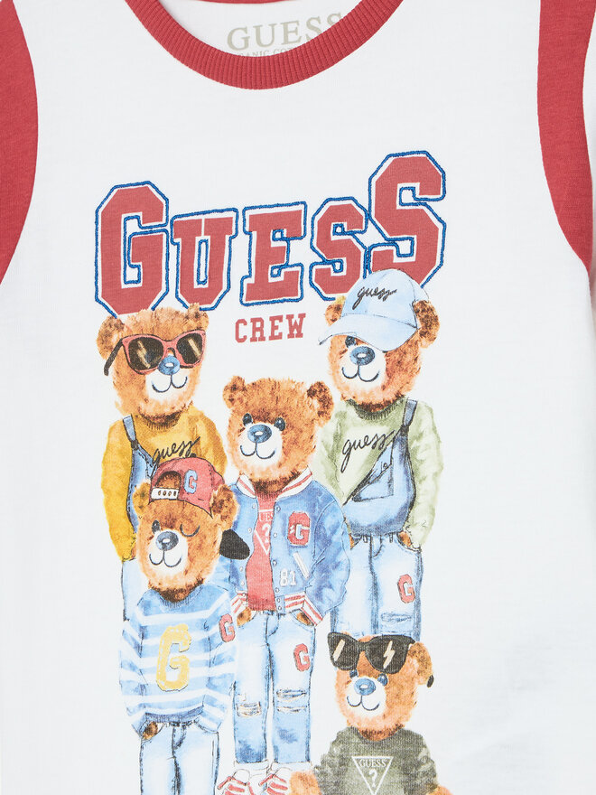 Guess Guess T-Shirt N5RI04 K8HM4 Weiß Regular Fit